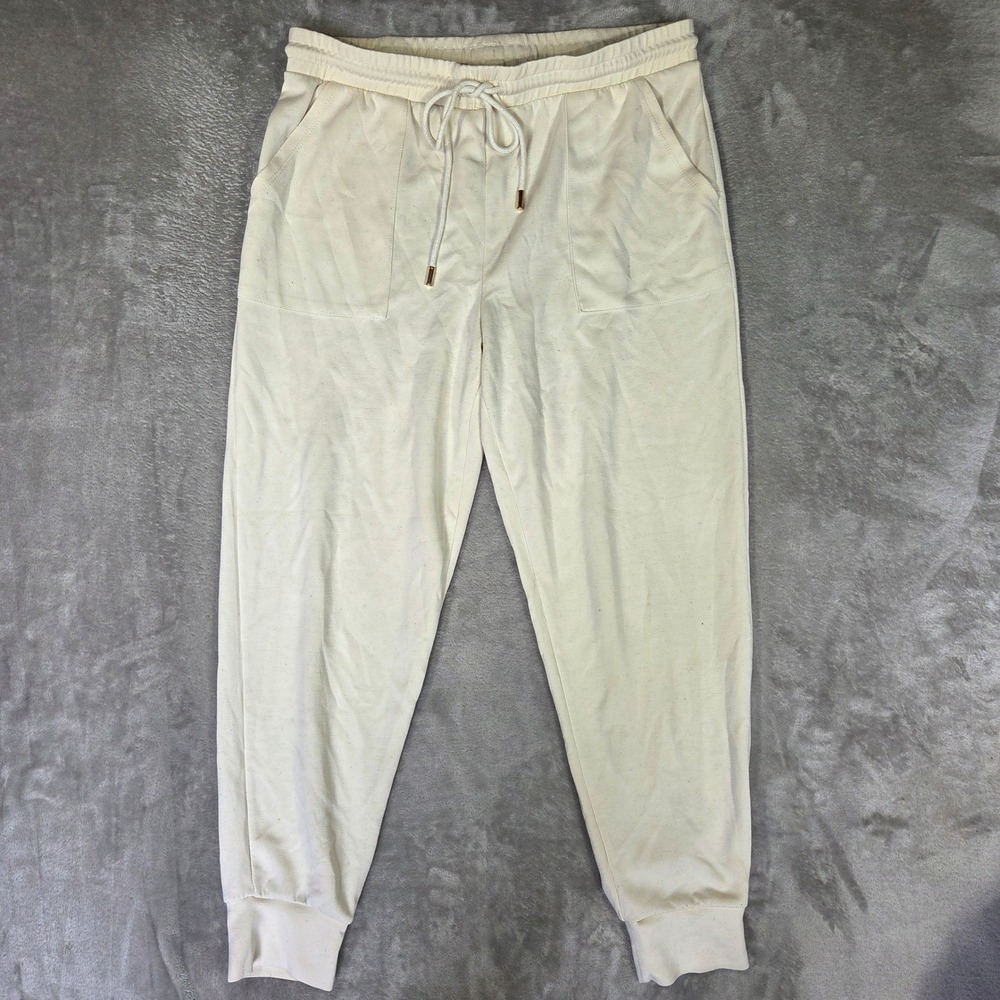 Scoop Women Jogger Sweatpants SCB322030281L Large 12-14 Y2k Lounge Casual Basic